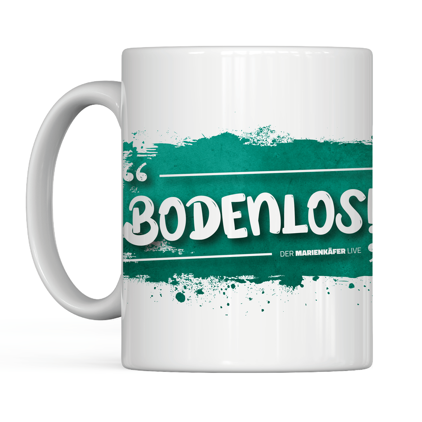 "Bodenlos" Tasse | Der_Marienkäfer_Live