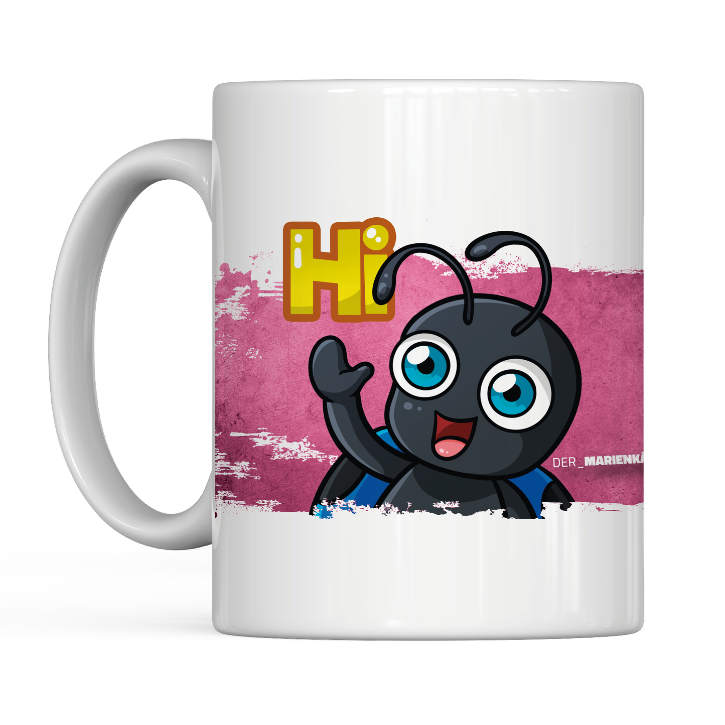 "Hi" Pink Edition Tasse | Der_Marienkäfer_Live