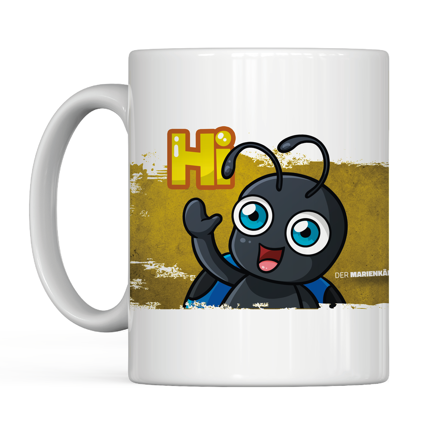 "Hi" Yellow Edition Tasse | Der_Marienkäfer_Live