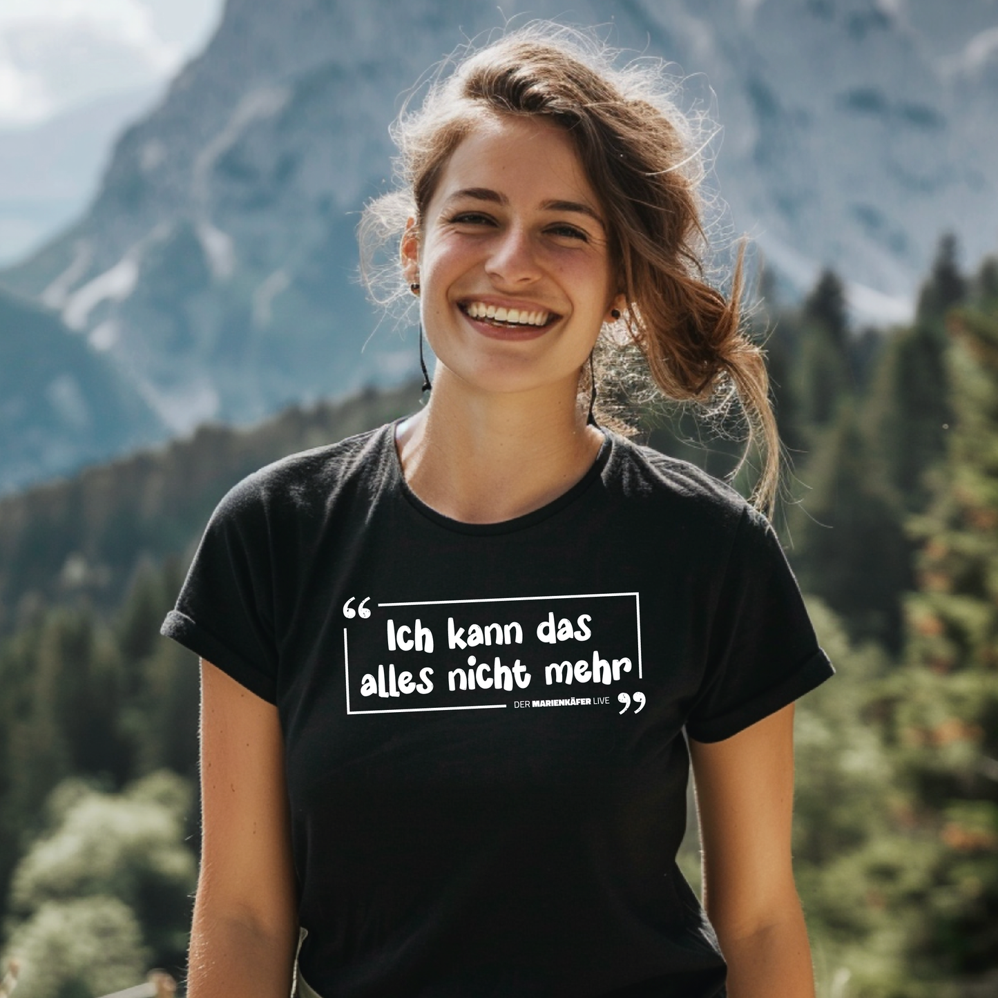 "Ich kann das alles nicht mehr" Damen T-Shirt | Der_Marienkäfer_Live