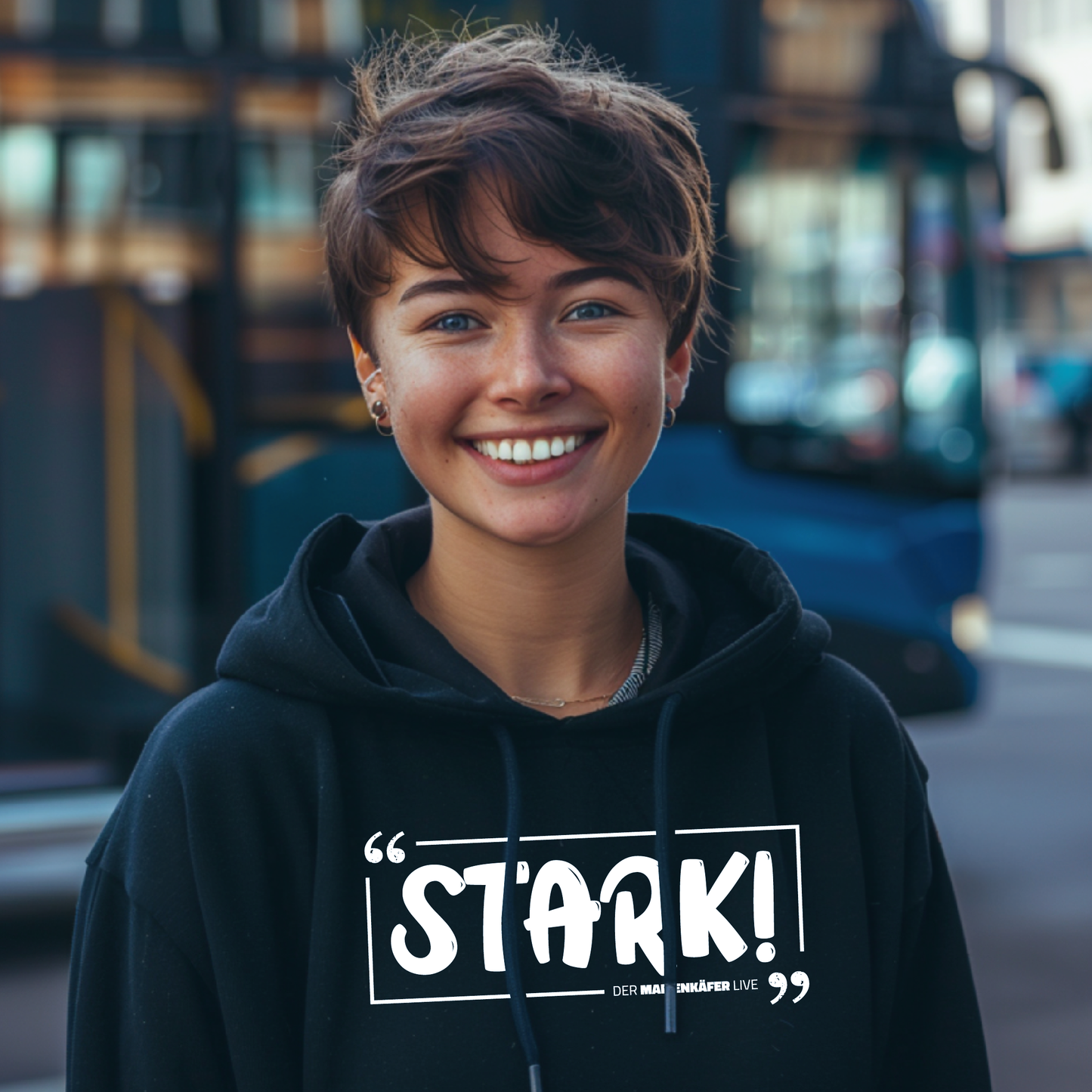 "Stark" Heavy Hoodie | Der_Marienkäfer_Live