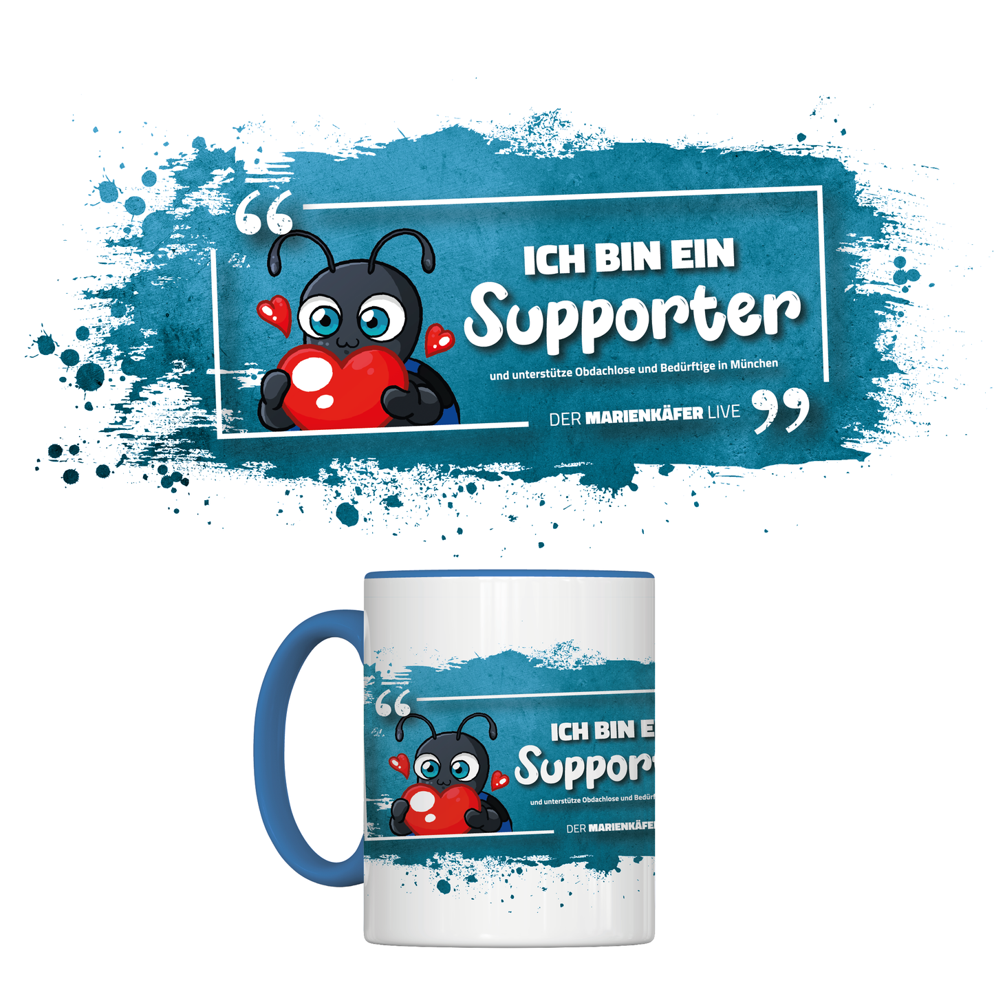 "Supporter" Tasse | Der_Marienkäfer_Live