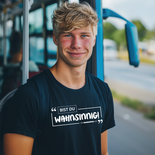 "Wahnsinnig" Herren T-Shirt | Der_Marienkäfer_Live