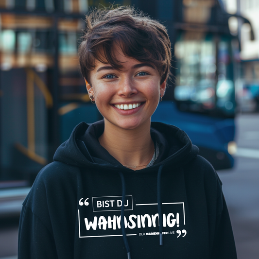 "Wahnsinnig" Heavy Hoodie | Der_Marienkäfer_Liv